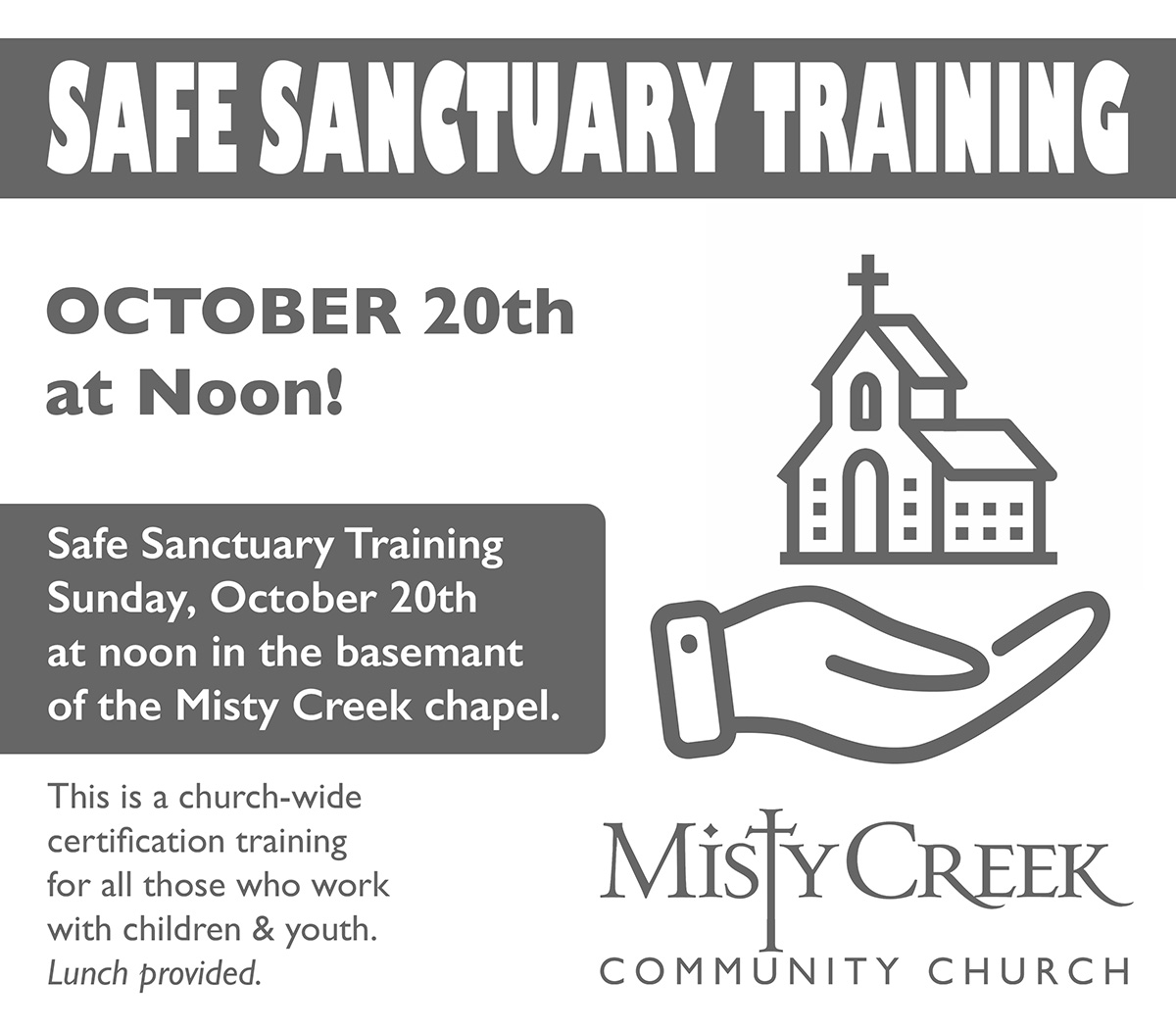 Safe Sanctuary Training