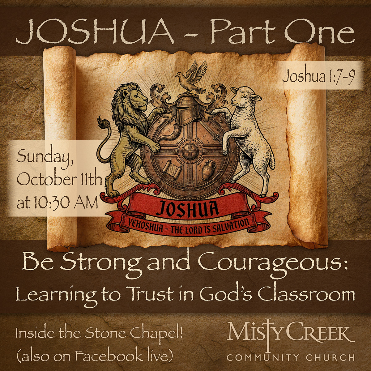 Joshua (Part 1) - Be Strong and Courageous: Learning to Trust in God's Classroom